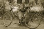 На старых велосипедах