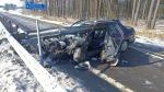 В Белыничском районе водитель врезался в дорожное ограждение, которое пробило авто насквозь