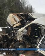 Жуткое ДТП в Смолевичском районе: маршрутка столкнулась с грузовиком, погибли 11 человек