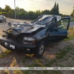 В Калинковичском районе водитель врезался в комбайн (добавлено видео)