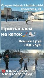 Приглашаем на каток по адресу Советская, 29